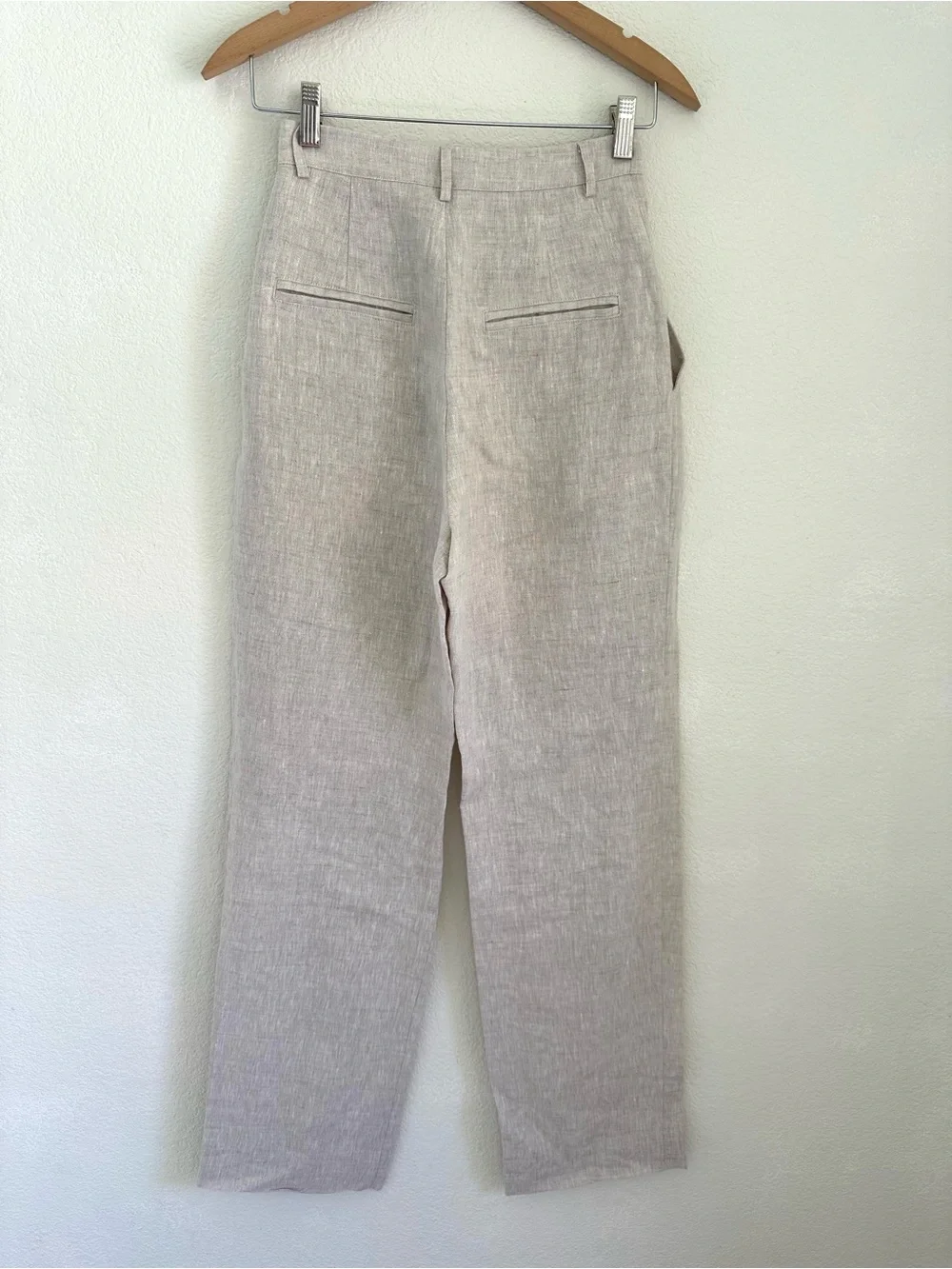 Reformation Oliva Linen Two Piece Set NWOT Oatmeal Size 0